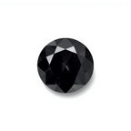 Black Spinel 1PC Large 12x12 MM Round Faceted Black High-Quality Semi Precious Loose Gemstones