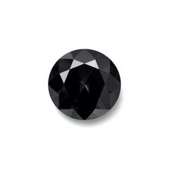 Black Spinel 1PC Large 12x12 MM Round Faceted Black High-Quality Semi Precious Loose Gemstones