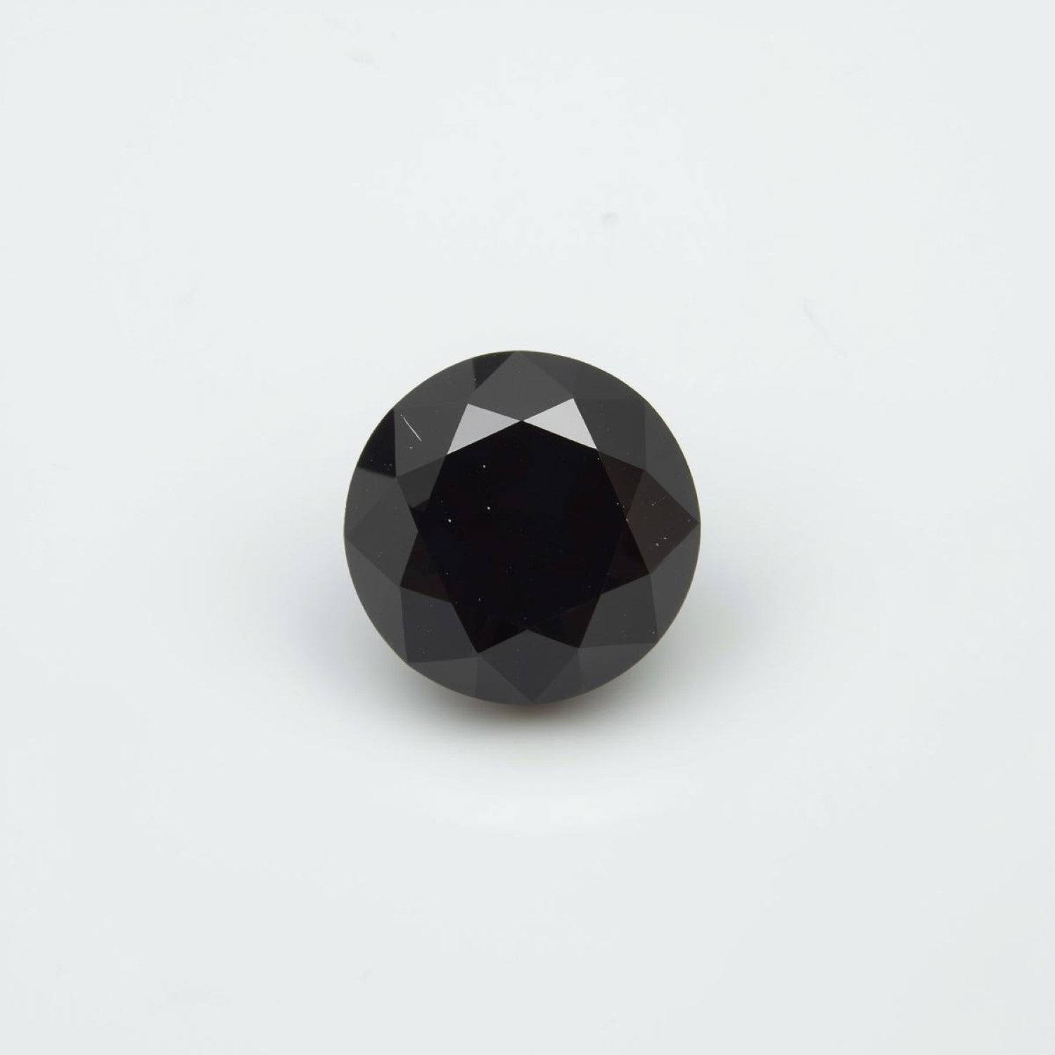 Black Spinel 10PC Tiny 4x4 MM Round Faceted Black Brilliant Semi Precious Loose Gemstones