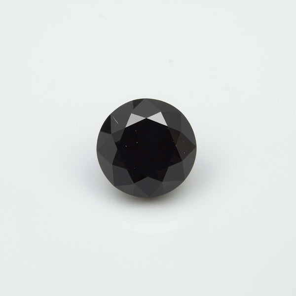 Black Spinel 10PC Tiny 4x4 MM Round Faceted Black Brilliant Semi Precious Loose Gemstones