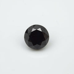 Black Spinel 10PC Tiny 4x4 MM Round Faceted Black Brilliant Semi Precious Loose Gemstones
