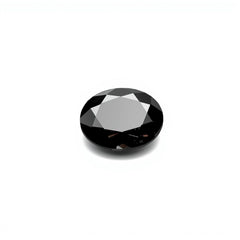 Black Spinel 1PC Tiny 5x5 MM Round Faceted Black Sparkling Semi Precious Gems
