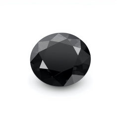 Black Spinel 1PC Small 7x7 MM Round Faceted Black Splendid Semi Precious Loose Gemstone