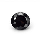 Black Spinel 1PC Small 8x8 MM Round Faceted Black Luster Semi Precious Loose Gemstones