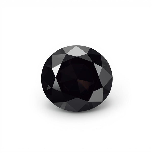 Black Spinel 1PC Medium 9x9 MM Round Faceted Black Lustrous Semi Precious Gems