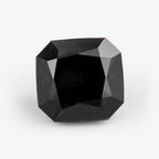 Black Spinel 1PC Chunky 14x14 MM Square Faceted Black Genuine Semi Precious Loose Gems
