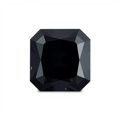 Black Spinel 1PC Small 7x7 MM Square Faceted Black Splendid Semi Precious Loose Gemstone