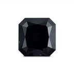 Black Spinel 1PC Medium 9x9 MM Square Faceted Black Lustrous Semi Precious Gems