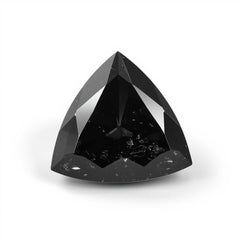 Black Spinel 1PC Large 10x10 MM Triangle Faceted Black Shine Semi Precious Loose Gems