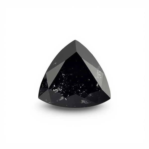 Black Spinel 1PC Large 10x10 MM Triangle Faceted Black Shine Semi Precious Loose Gems