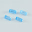 Sky Blue Topaz 1PC Small 6x12 MM Baguette Faceted Blue Splendid Semi Precious Gems