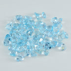 Sky Blue Topaz 1PC Chunky 16x16 MM Heart Faceted Blue Pure Semi Precious Loose Gemstones