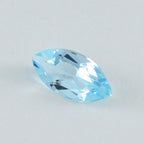 Sky Blue Topaz 1PC Chunky 10x20 MM Marquise Faceted Blue Brilliant Semi Precious Loose Gems