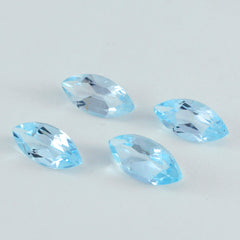 Sky Blue Topaz 1PC Tiny 3x6 MM Marquise Faceted Blue High Quality Semi Precious Loose Gemstones