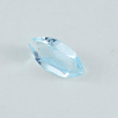 Sky Blue Topaz 1PC Medium 7x14 MM Marquise Faceted Blue Pure Semi Precious Loose Gemstones