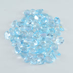 Sky Blue Topaz 1PC Tiny 5x7 MM Oval Faceted Blue Luster Semi Precious Loose Gemstones