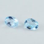 Sky Blue Topaz 1PC Medium 7x10 MM Oval Faceted Blue High Quality Semi Precious Loose Gemstones