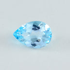 Sky Blue Topaz 1PC Chunky 13x18 MM Pear Faceted Blue Superior Semi Precious Gems