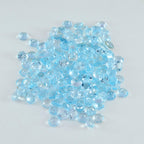 Sky Blue Topaz 1PC Chunky 16x16 MM Round Faceted Blue Pure Semi Precious Loose Gemstones