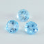 Sky Blue Topaz 1PC Medium 9x9 MM Round Faceted Blue Lustrous Semi Precious Gems