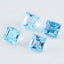 Sky Blue Topaz 1PC Large 12x12 MM Square Faceted Blue High Quality Semi Precious Loose Gemstones
