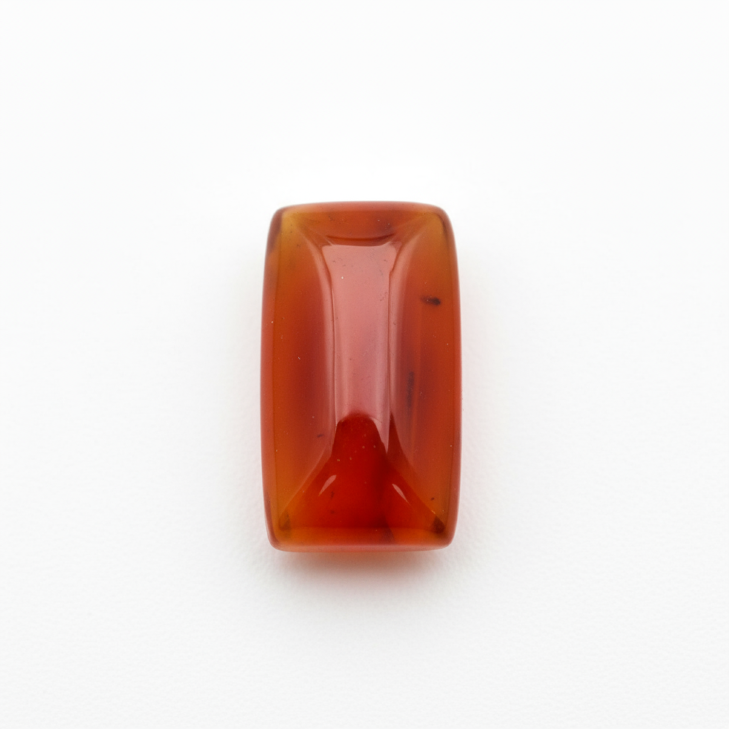 Carnelian 10PC Tiny 3x6 MM Baguette Cabochon Red Fine semi Precious Gems Imagen secundaria del producto