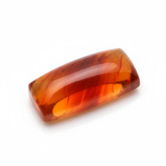 Carnelian 1PC Large 8x16 MM Baguette Cabochon Red Pure semi Precious Precious Gemstone