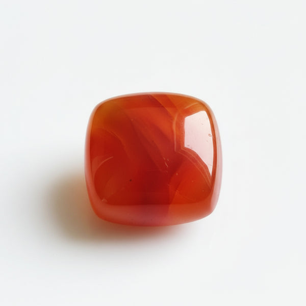Carnelian 10PC Tiny 4x4 MM Cushion Cabochon Red Polished semi Precious Precious Gemstone