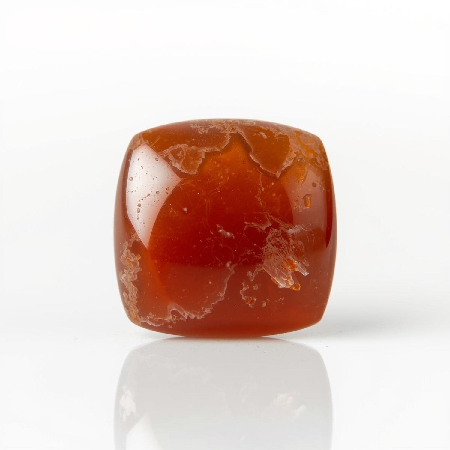 Carnelian 1PC Medium 9x9 MM Cushion Cabochon Red Fine semi Precious Semi Precious Gemstone