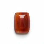 Carnelian 1PC Large 10x12 MM Emerald Cabochon Red Polished semi Precious Loose Gemstones