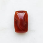 Carnelian 1PC Small 6x8 MM Emerald Cabochon Red Natural semi Precious Loose Gemstone