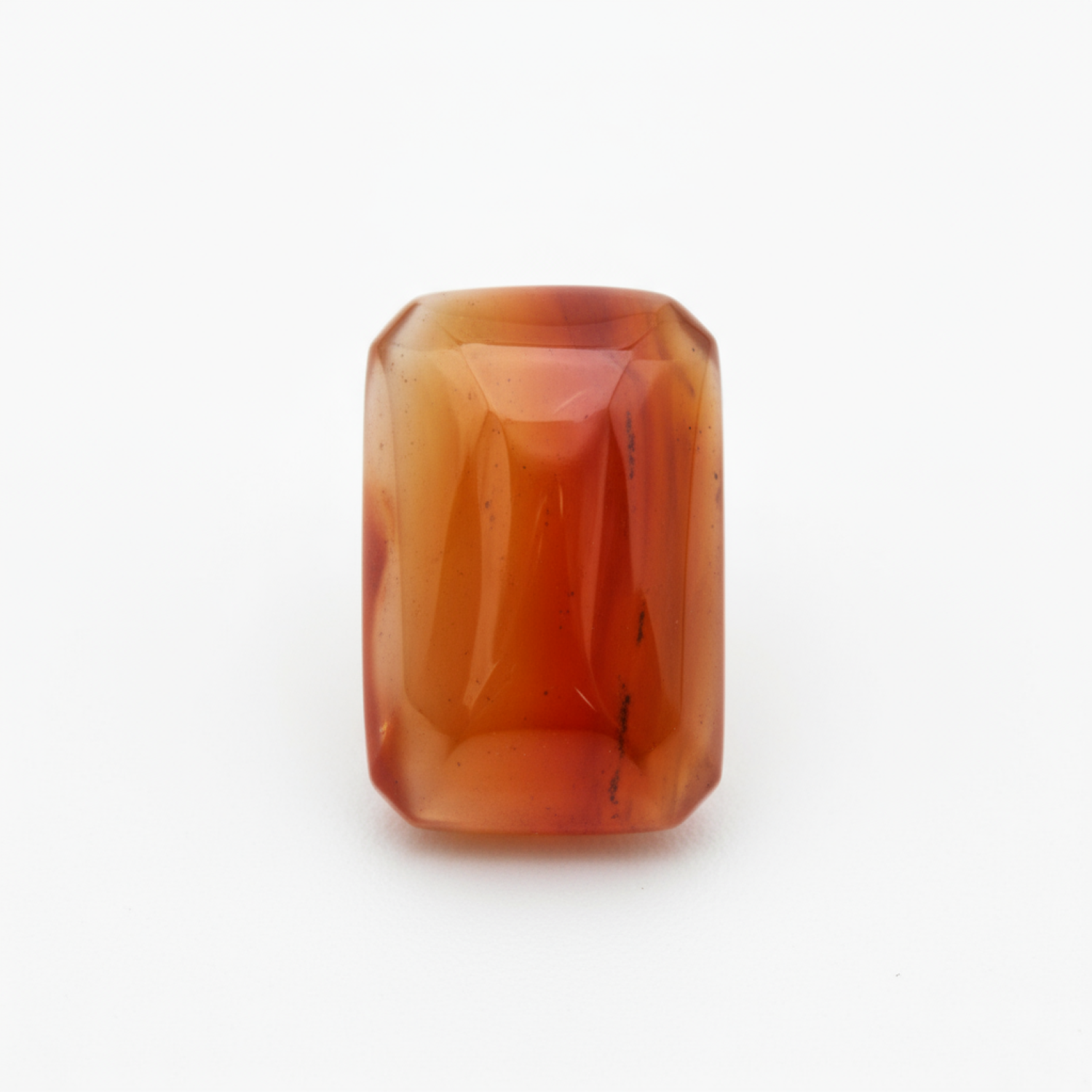 Carnelian 1PC Small 7x9 MM Emerald Cabochon Red Superior semi Precious Semi Precious Gemstone Hoofdafbeelding