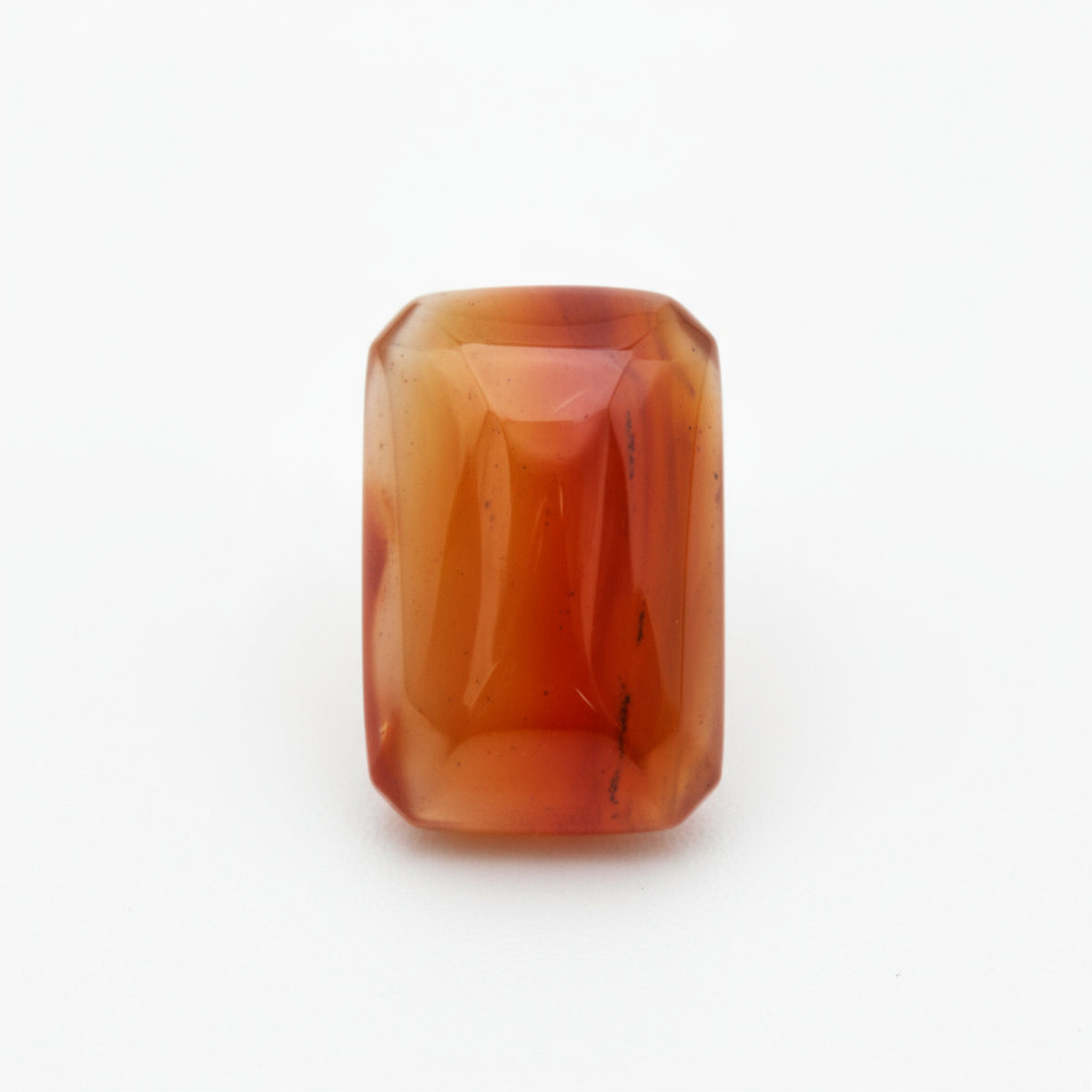 Carnelian 1PC Small 7x9 MM Emerald Cabochon Red Superior semi Precious Semi Precious Gemstone