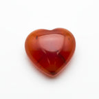 Carnelian 1PC Large 10x10 MM Heart Cabochon Red Fine semi Precious Semi Precious Gemstone