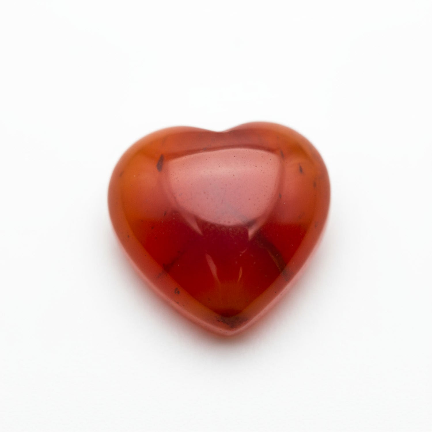 Carnelian 1PC Large 11x11 MM Heart Cabochon Red High-Quality semi Precious Precious Gemstone