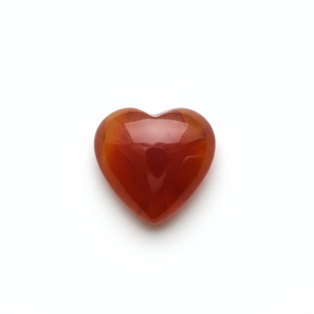 Carnelian 10PC Tiny 3x3 MM Heart Cabochon Red Brilliant semi Precious Loose Gemstones