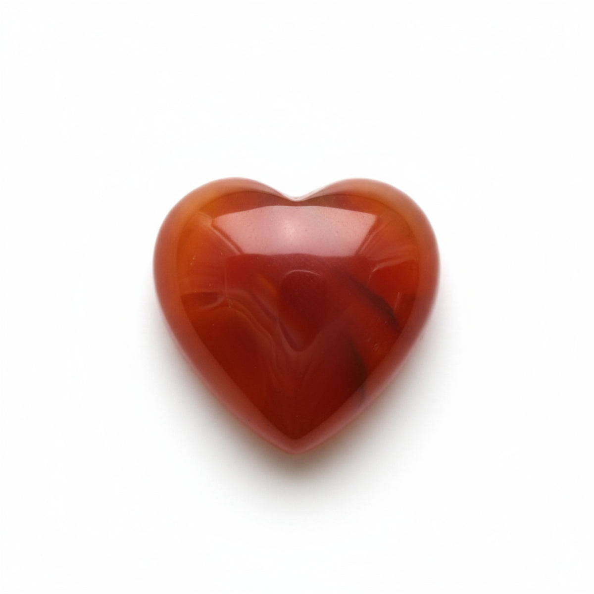 Carnelian 1PC Tiny 6x6 MM Heart Cabochon Red Splendid semi Precious Gems