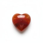 Carnelian 1PC Medium 9x9 MM Heart Cabochon Red Shine semi Precious Loose Gemstones