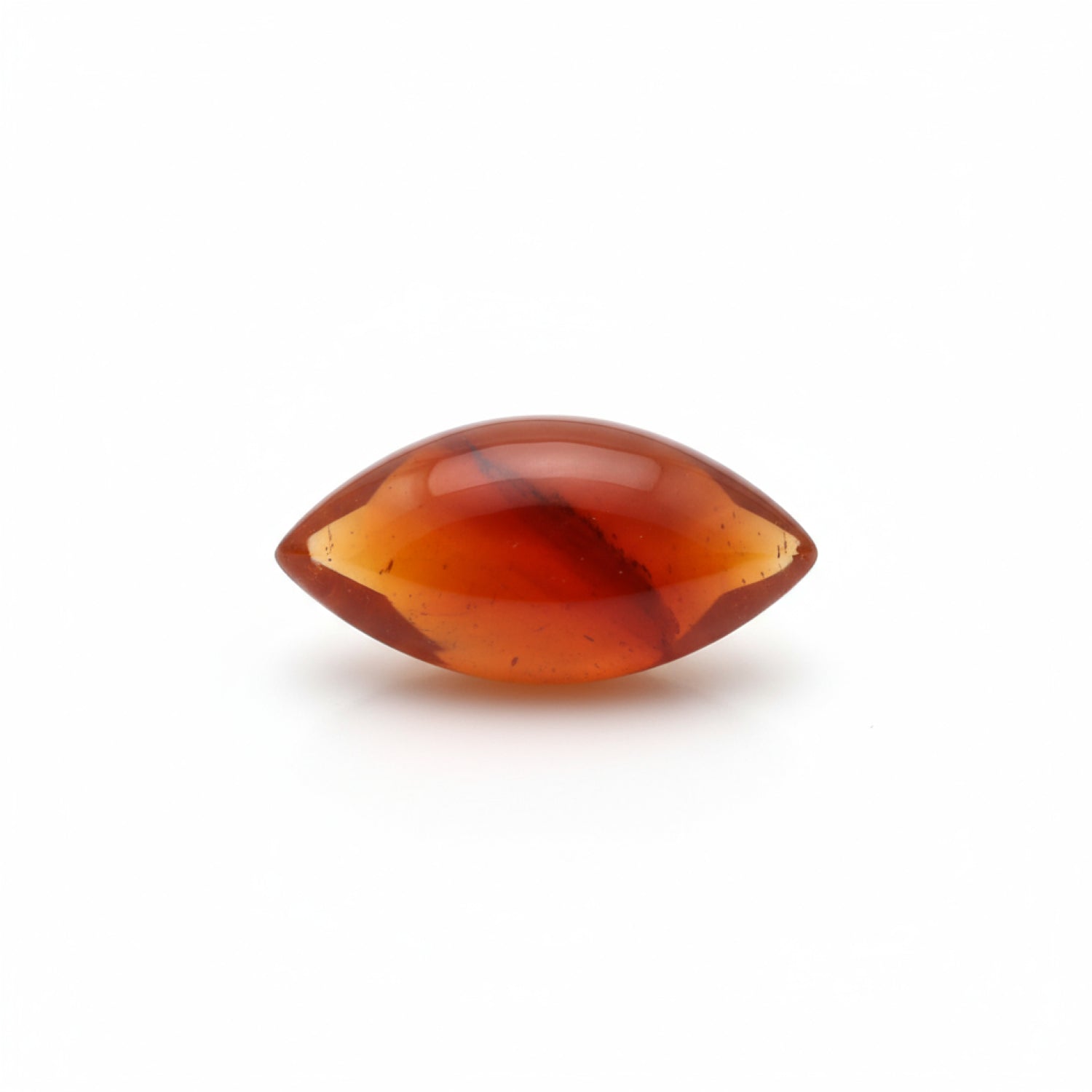 Carnelian 1PC Small 5x10 MM Marquise  Cabochon Red Polished semi Precious Precious Gemstone