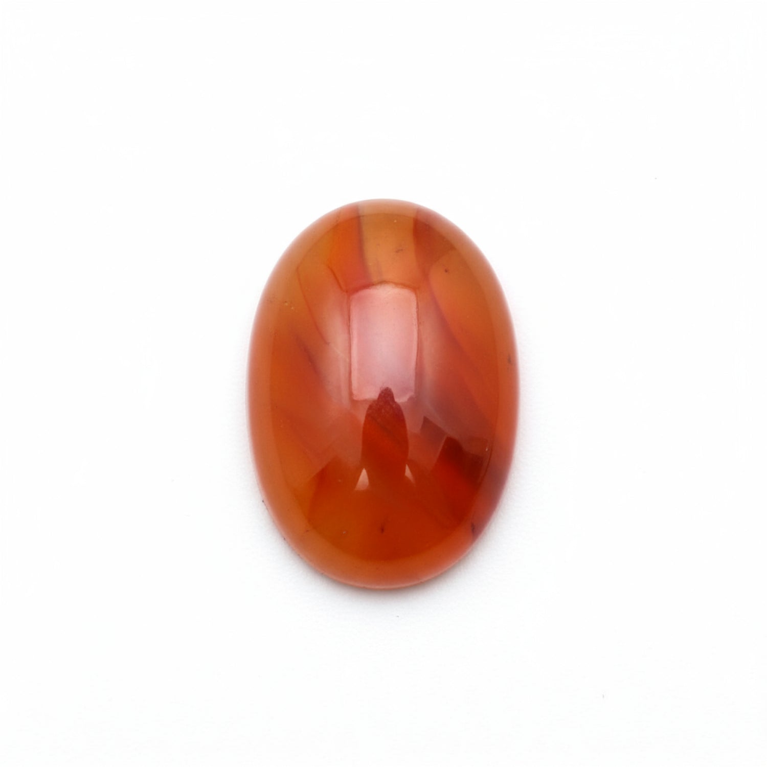Carnelian 1PC Small 6x9 MM Oval Cabochon Red Natural semi Precious Semi Precious Gemstone