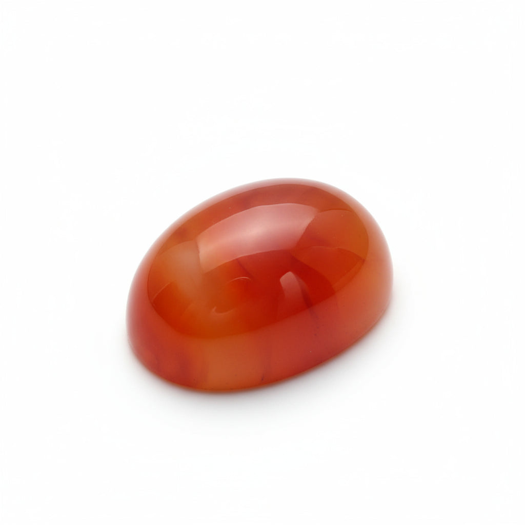 Carnelian 1PC Medium 8x10 MM Oval Cabochon Red Pure semi Precious Loose Gems