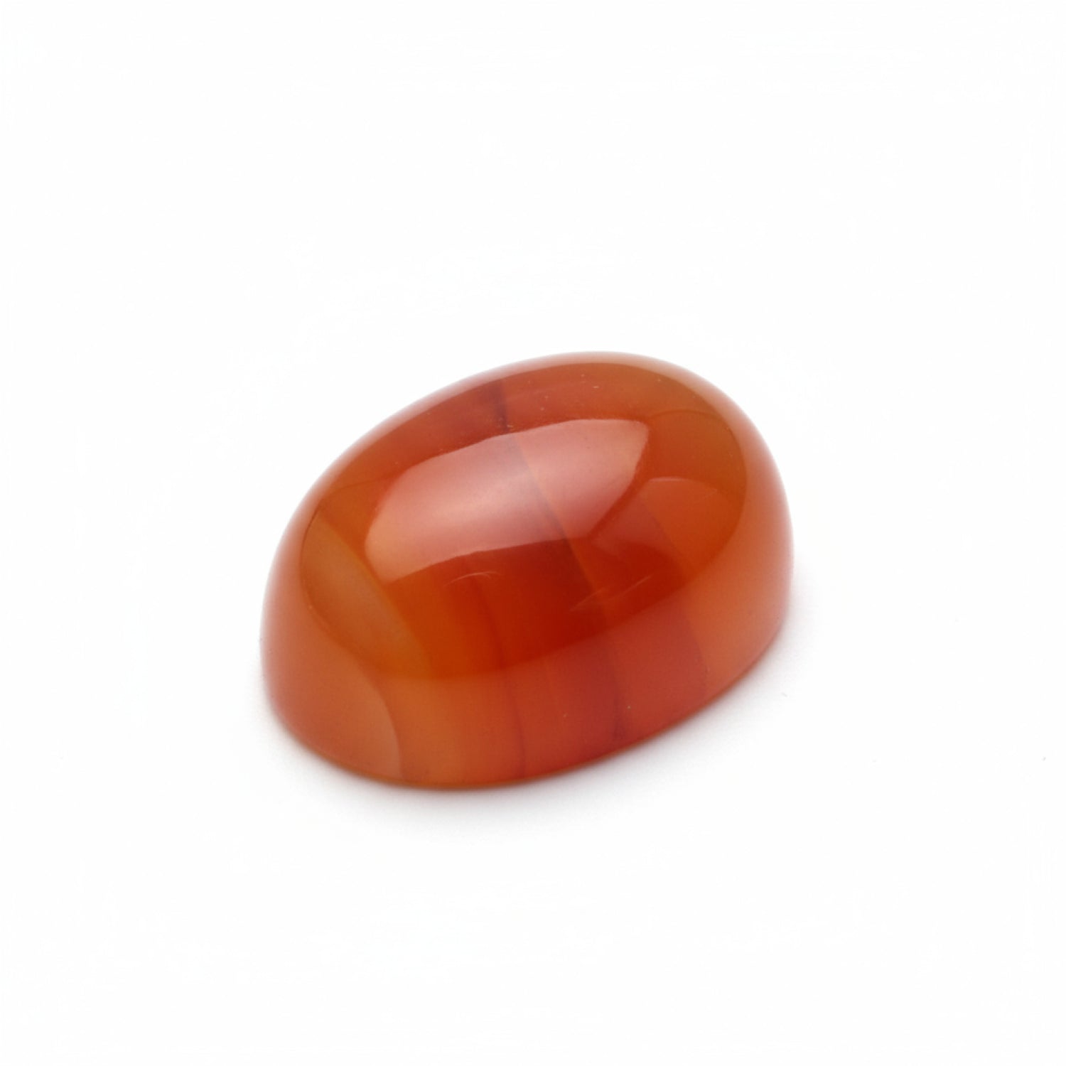 Carnelian 1PC Large 8x12 MM Oval Cabochon Red Brilliant semi Precious Loose Gemstones