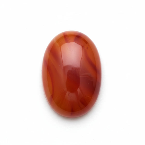 Carnelian 1PC Large 9x11 MM Oval Cabochon Red Fiery semi Precious Loose Gemstone