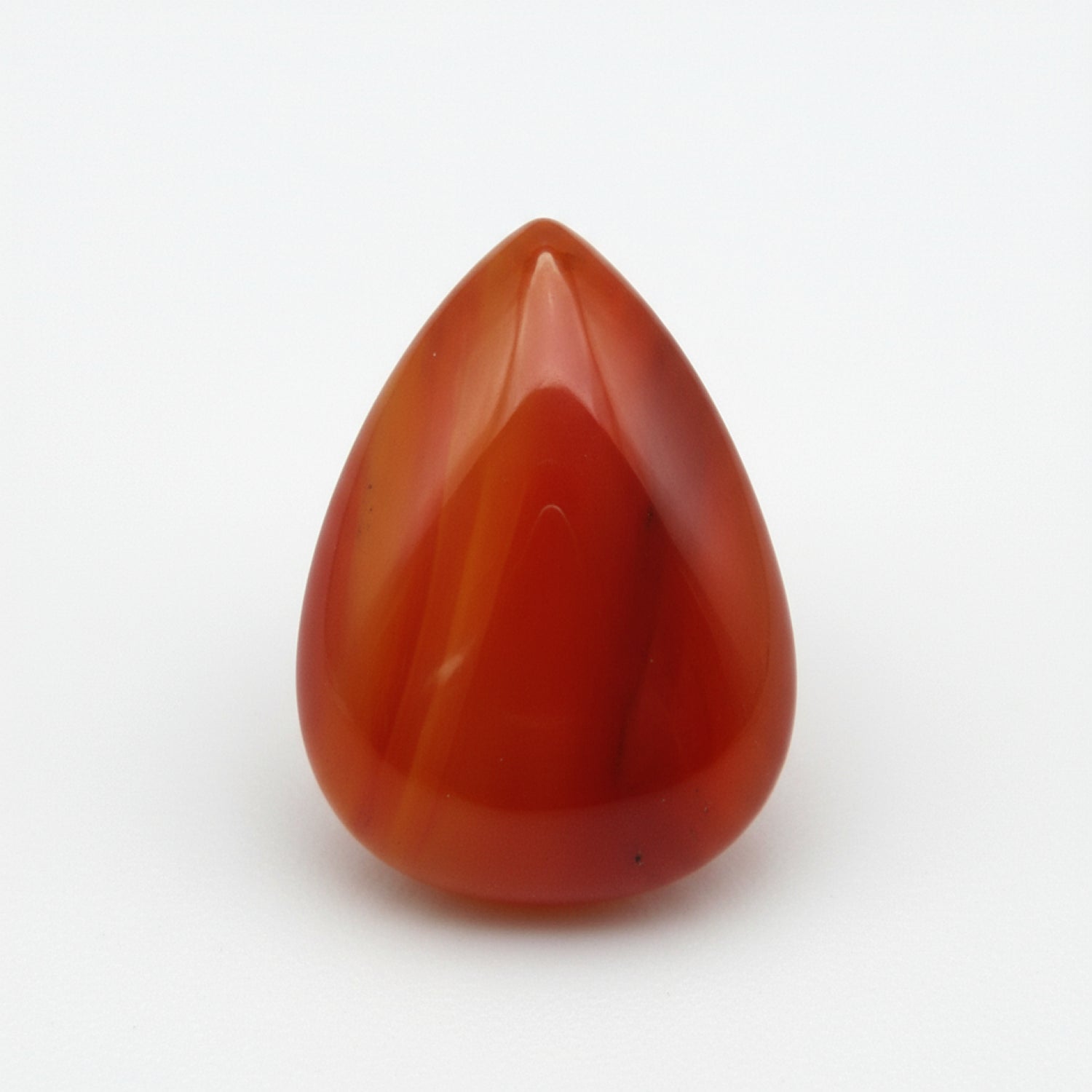Carnelian 1PC Large 10x12 MM Pear Cabochon Red Superior semi Precious Semi Precious Gemstone