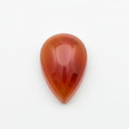Carnelian 1PC Small 6x9 MM Pear Cabochon Red Lustrous semi Precious Semi Precious Gemstone
