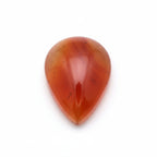 Carnelian 1PC Large 9x11 MM Pear Cabochon Red Natural semi Precious Loose Gemstone