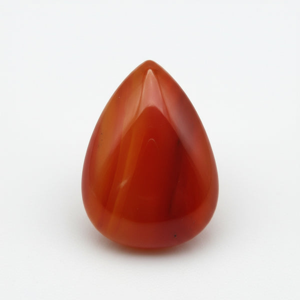 Carnelian 1PC Large 9x11 MM Pear Cabochon Red Natural semi Precious Loose Gemstone