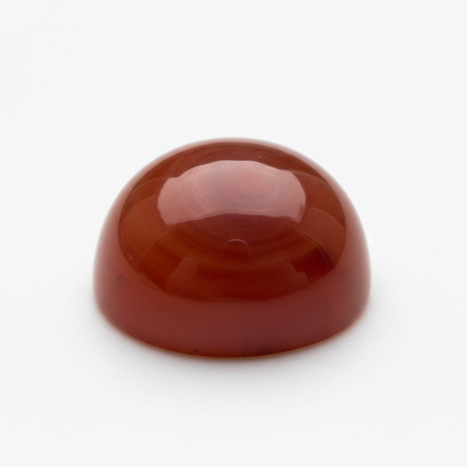 Carnelian 1PC Large 11x11 MM Round Cabochon Red Lustrous semi Precious Gems Imagen secundaria del producto