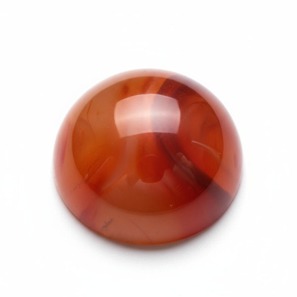 Carnelian 1PC Medium 9x9 MM Round Cabochon Red Splendid semi Precious Semi Precious Gemstone