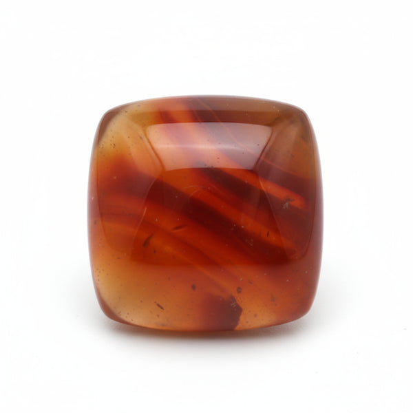 Carnelian 1PC Large 11x11 MM Square Cabochon Red Brilliant semi Precious Precious Gemstone